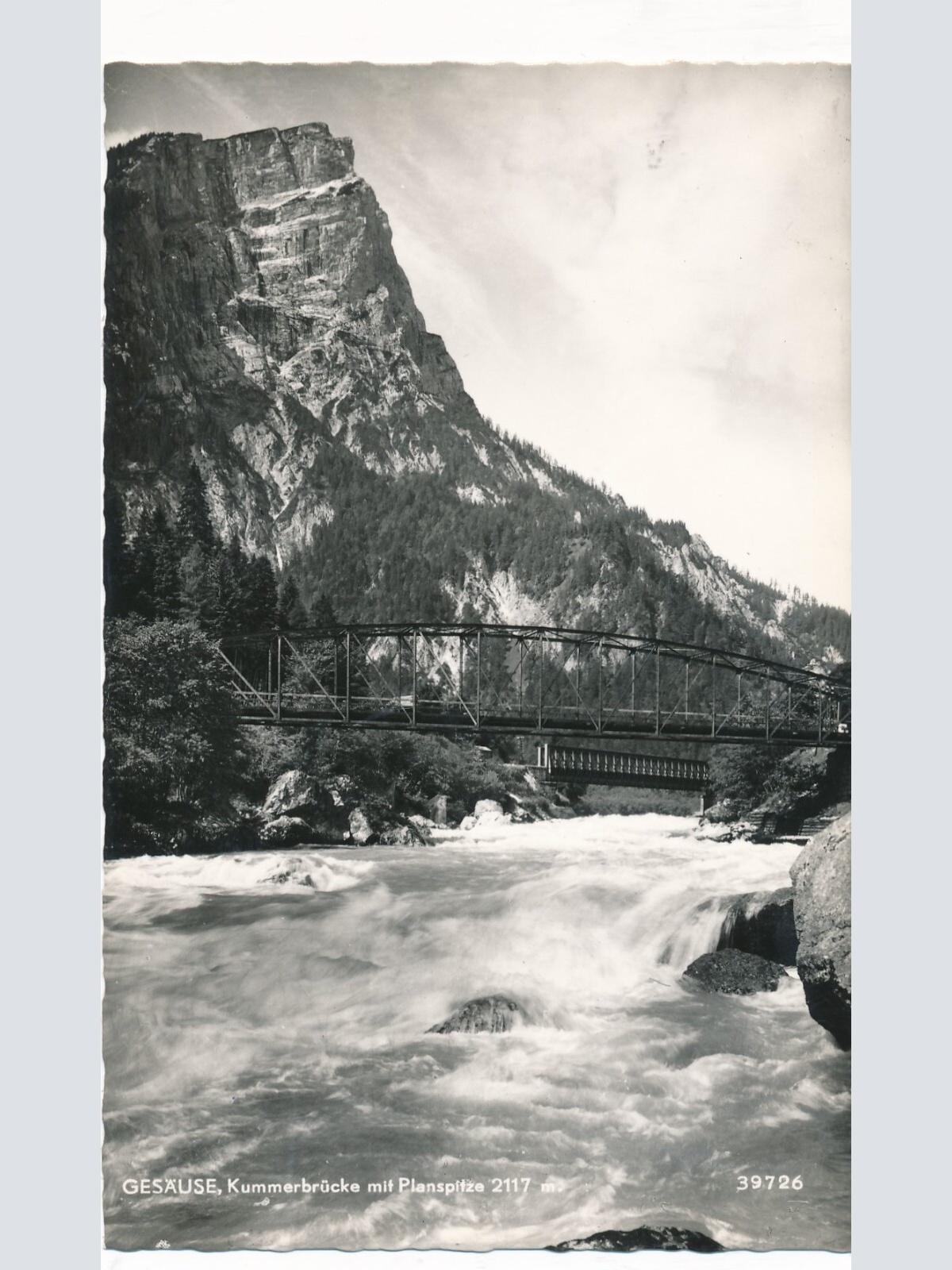 AK vom Gesäuse Kummerbrücke Steiermark Ansichtskarte (13180)