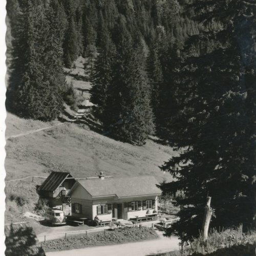 AK aus Niederalpl mit Gasthaus Gamsjäger Steiermark Ansichtskarte (13176)