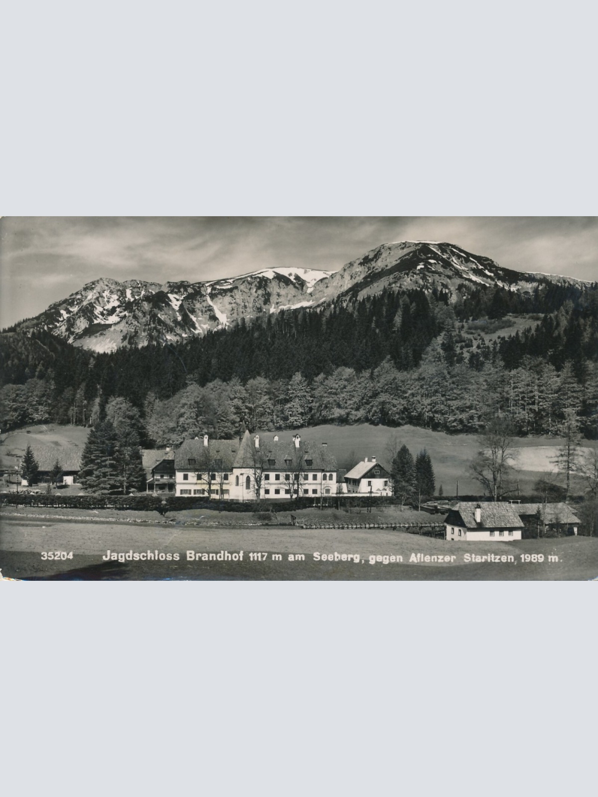 AK vom Jagdtschloss Brandhof Steiermark Ansichtskarte (13177)