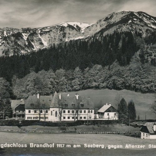 AK vom Jagdtschloss Brandhof Steiermark Ansichtskarte (13177)