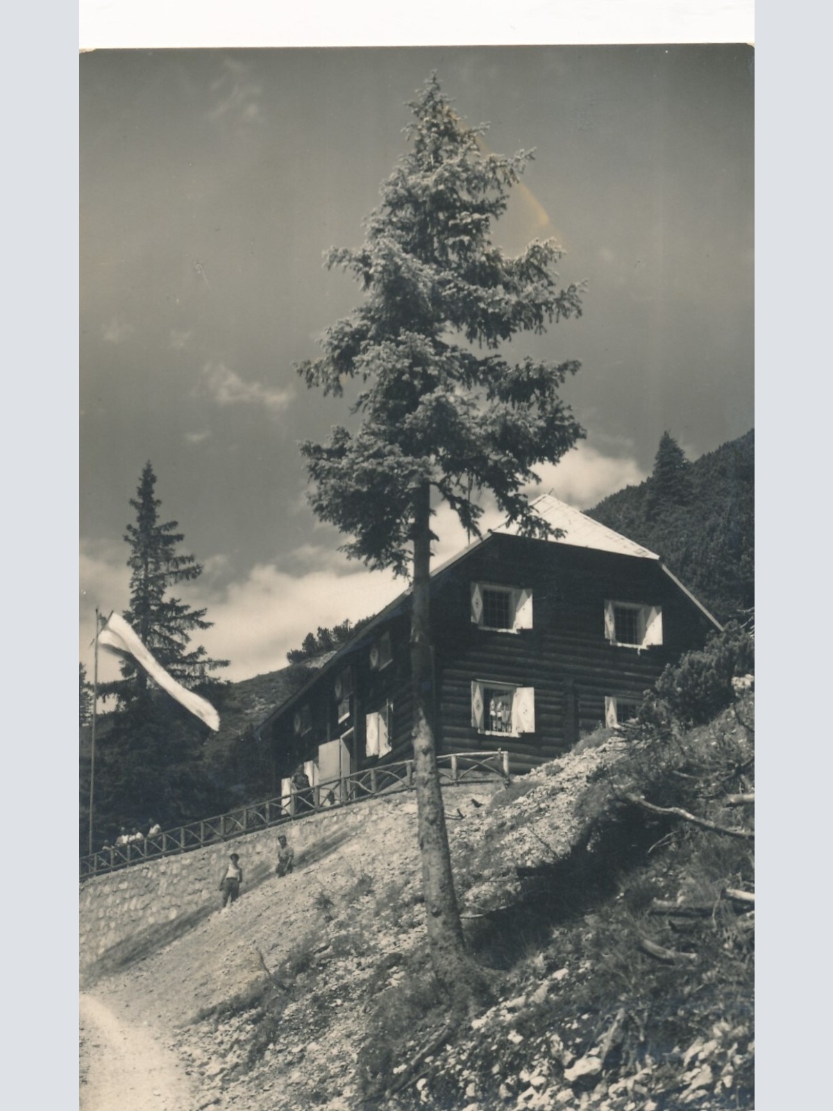 AK vom Gesäuse Buchsteinhütte Steiermark Ansichtskarte (13178)