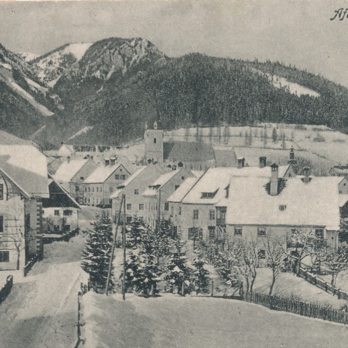 AK aus Aflenz im Winter Steiermark Ansichtskarte (12329)