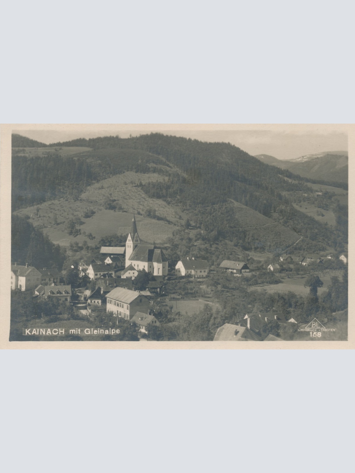 AK aus Kainach mit Gleinalpe Steiermark Ansichtskarte (12779)