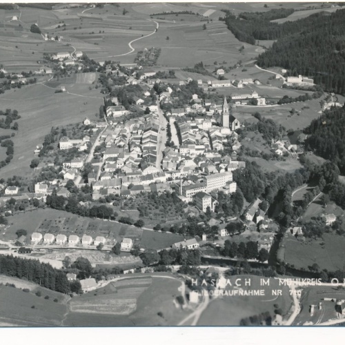 AK aus Haslach Fliegeraufnahme Nr. 710 Oberösterreich Ansichtskarte (12941)