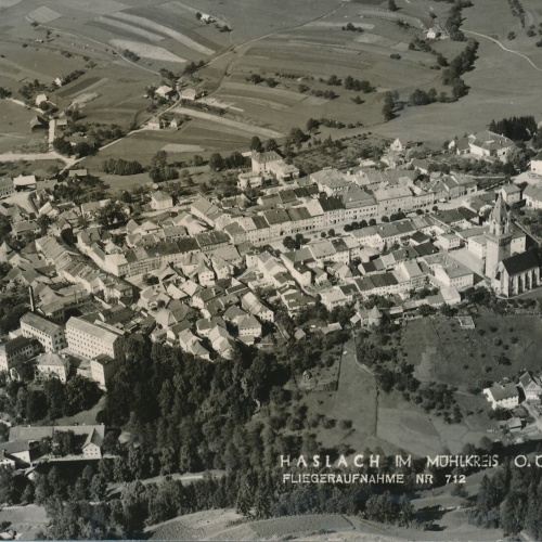 AK aus Haslach Fliegeraufnahme Nr. 712 Oberösterreich Ansichtskarte (12942)