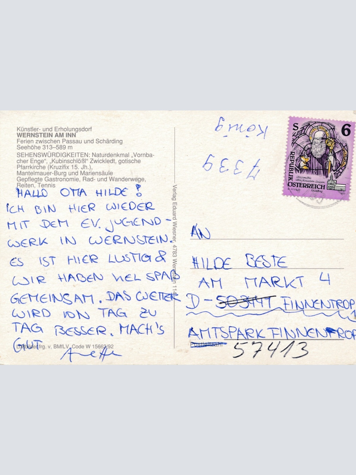 AK, Wernstein am Inn, Oberösterreich (S3025)