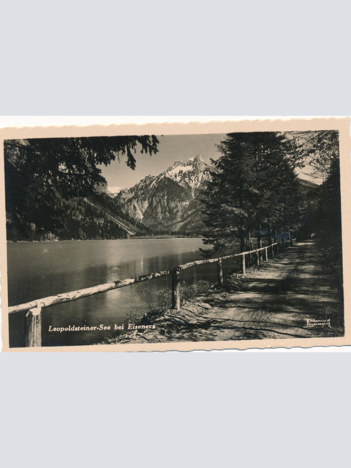AK vom Leopoldsteiner - See Steiermark Ansichtskarte (13005)