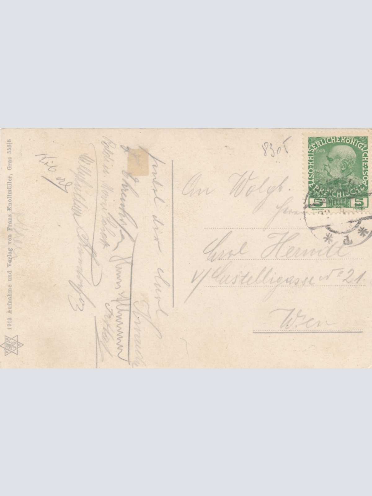 AK aus Eisenerz während der Sprengzeit Steiermark Ansichtskarte (13032)