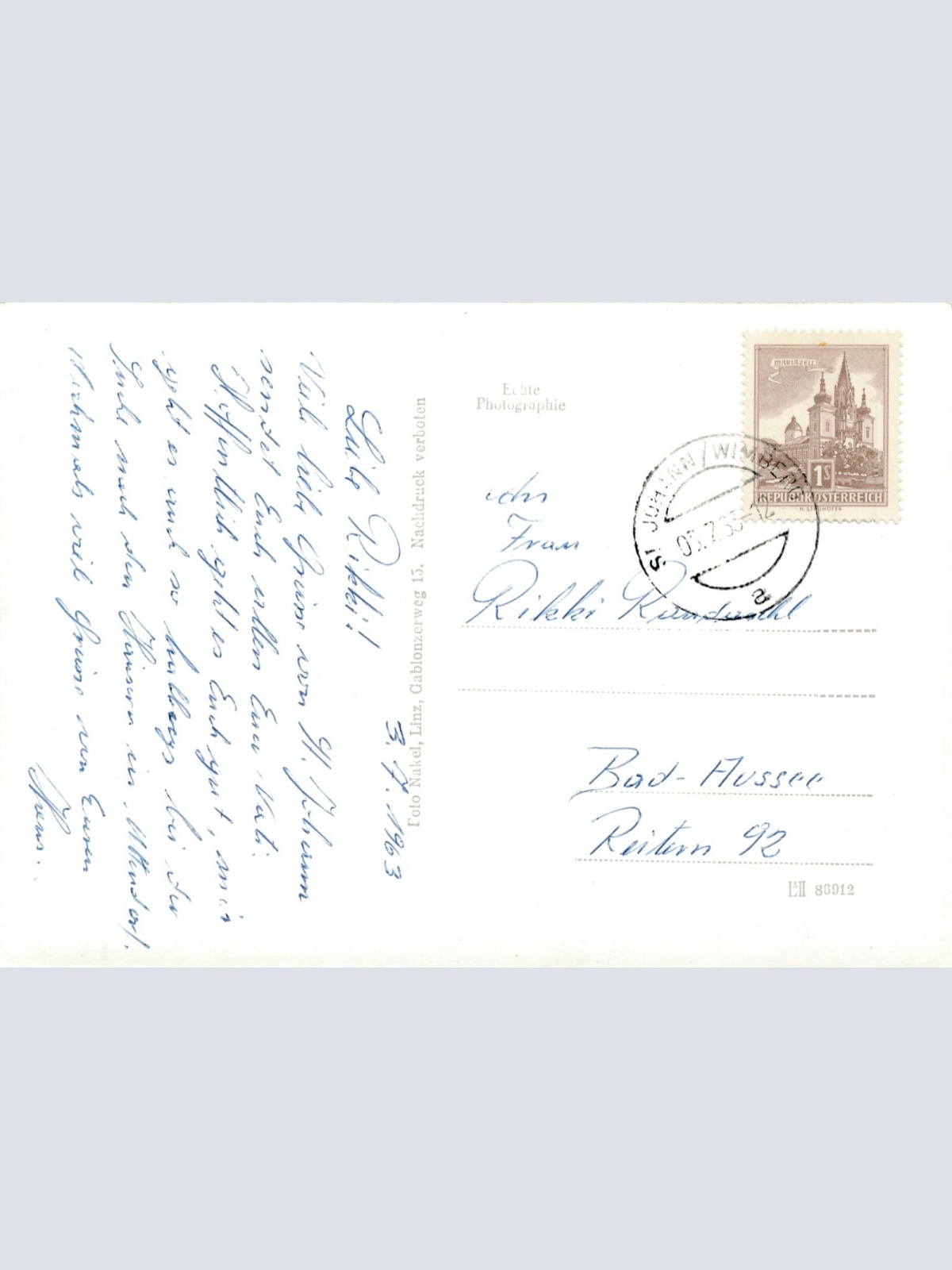 AK aus St. Johann Oberösterreich Ansichtskarte (12961)