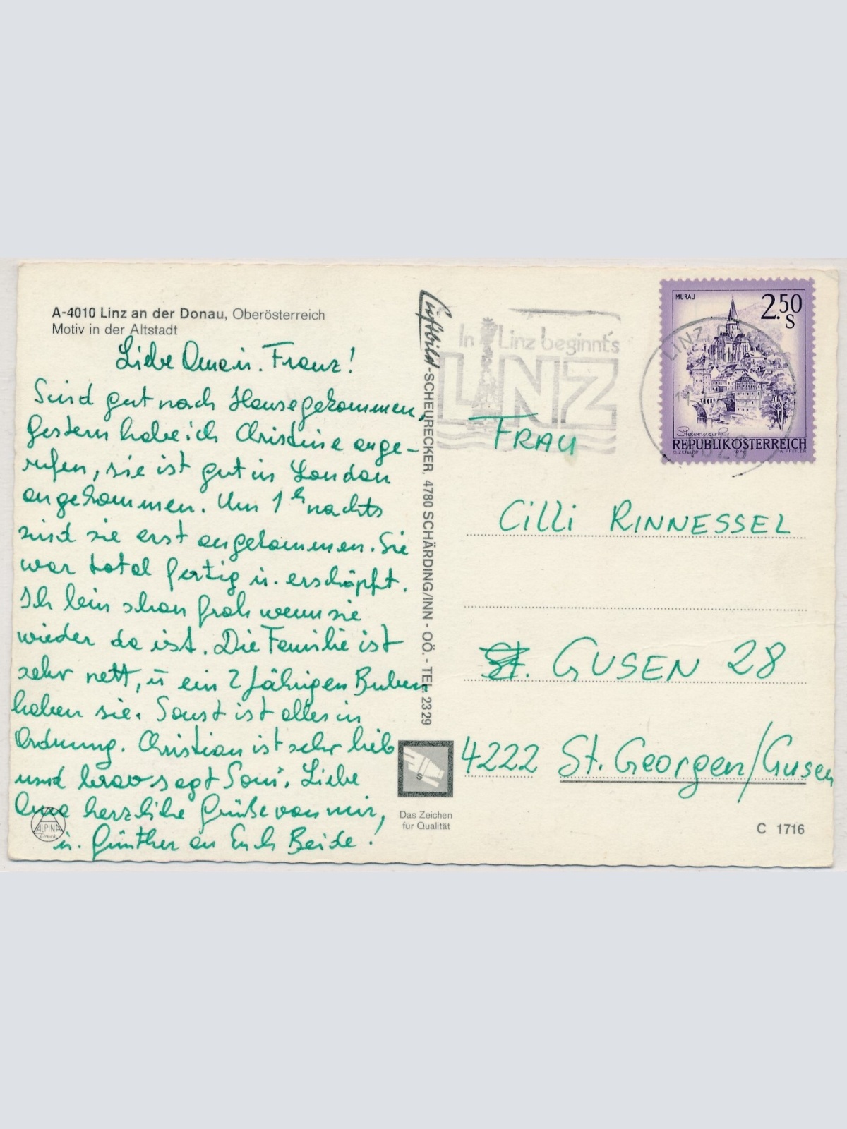 AK, Linz an der Donau, Oberösterreich (S3132)