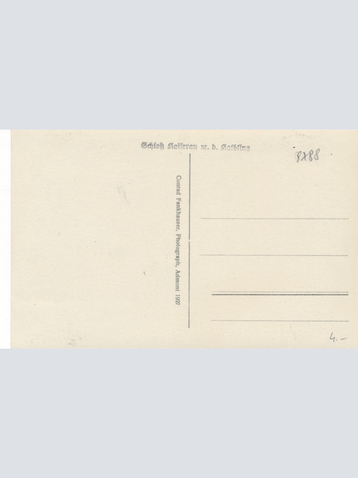 AK, Schloss Kaiserau, Steiermark (S3112)