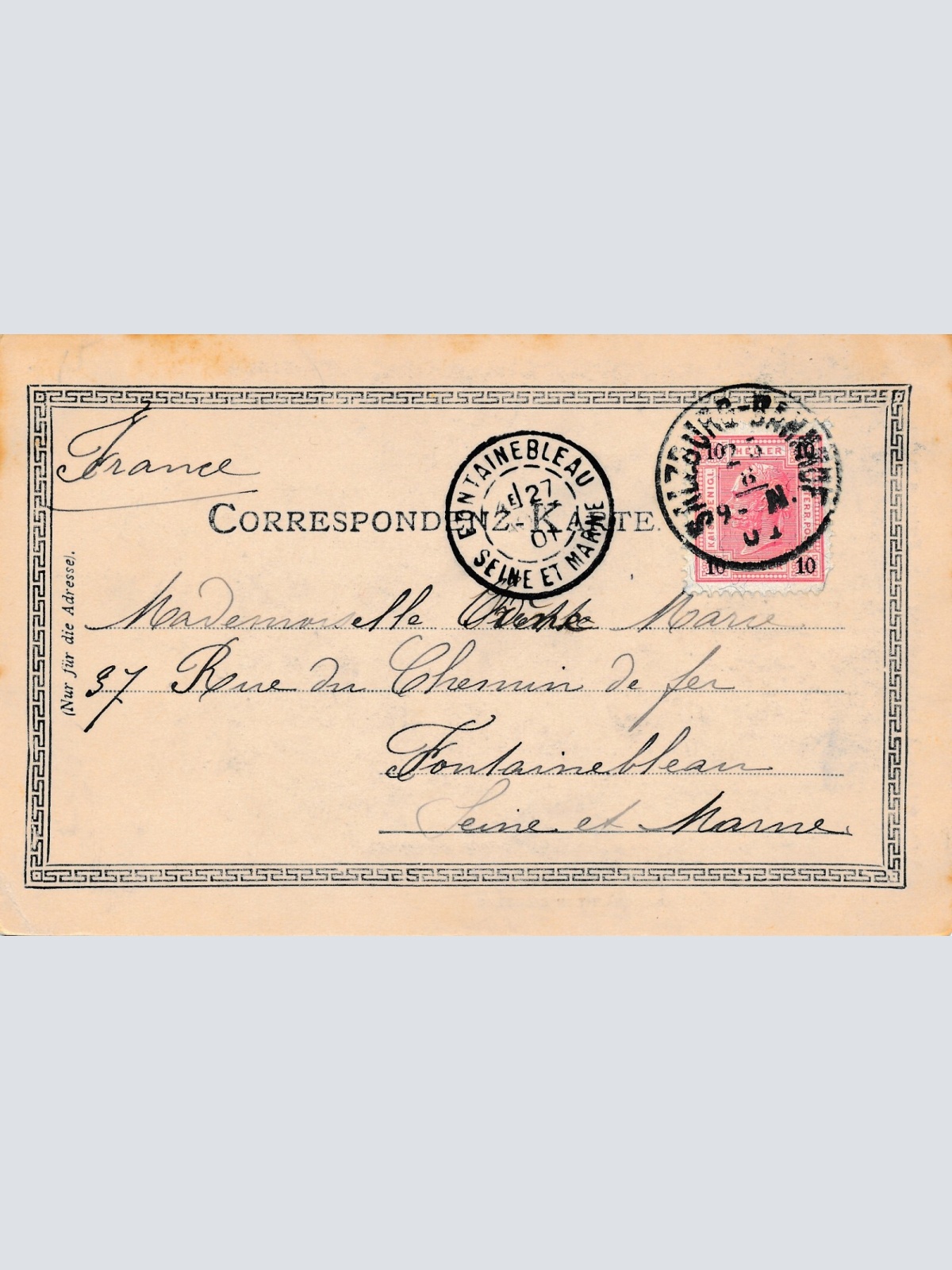 AK aus Salzburg Mondnacht Ansichtskarte (13413)