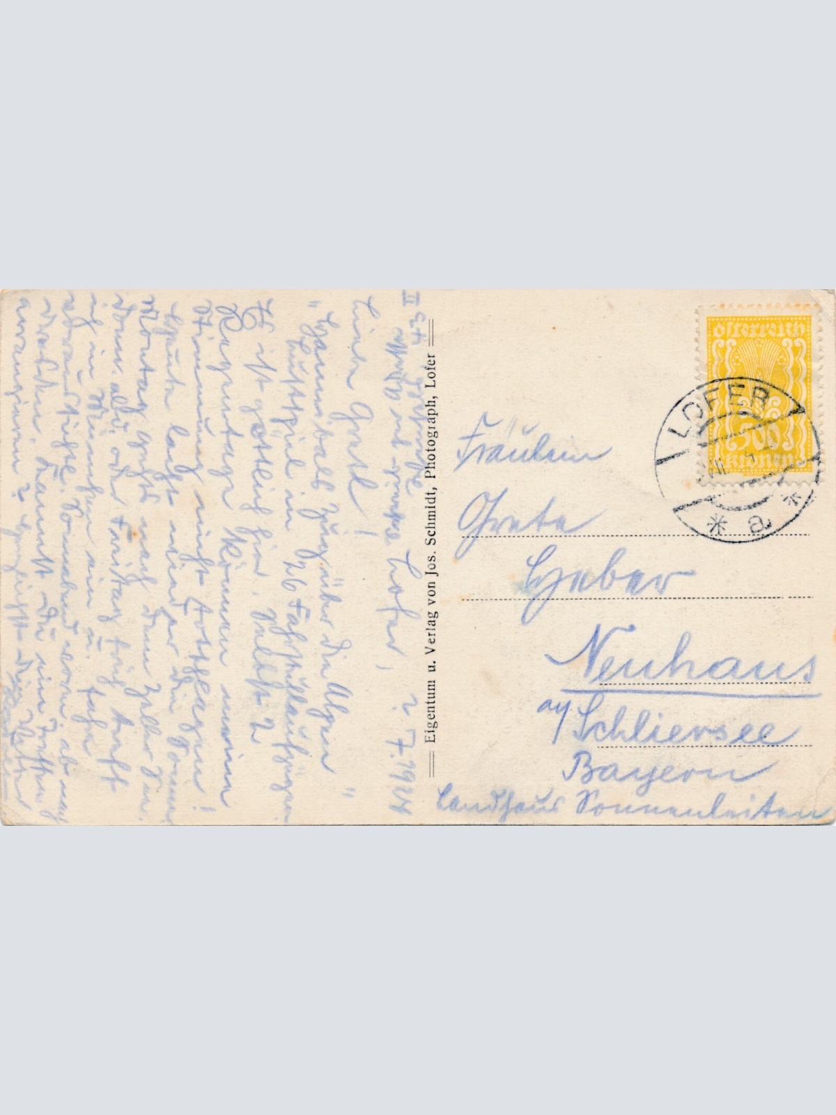 AK aus Lofer Salzburg Ansichtskarte (13415)