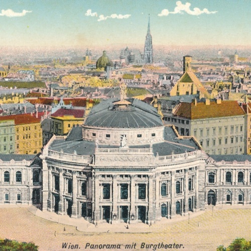 AK aus Wien Burgtheater Ansichtskarte (13406)