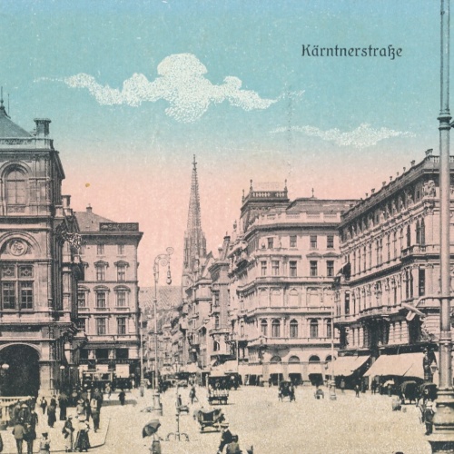 AK aus Wien Kärntnerstraße Ansichtskarte (13405)