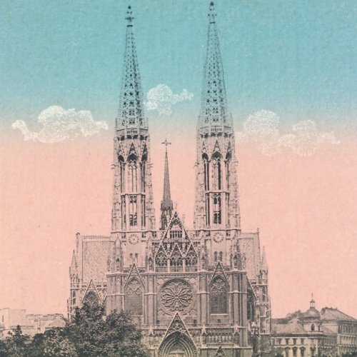 AK aus Wien Votivkirche Ansichtskarte (13404)