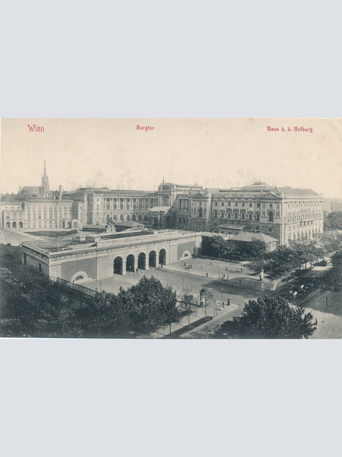 AK aus Wien Burgtor Ansichtskarte (13394)