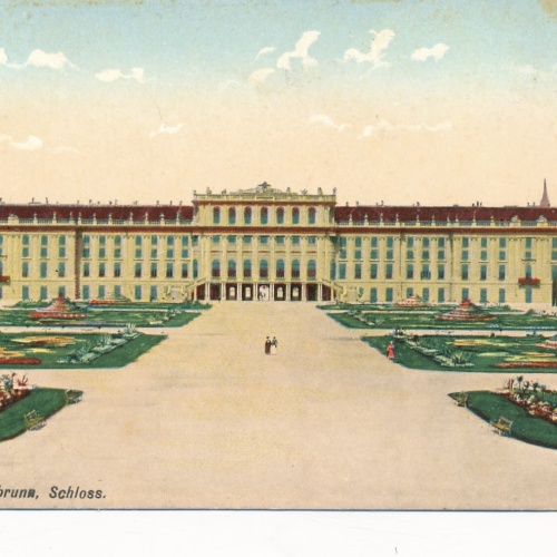 AK aus Wien Schönbrunn mit Schloss Ansichtskarte (13395)