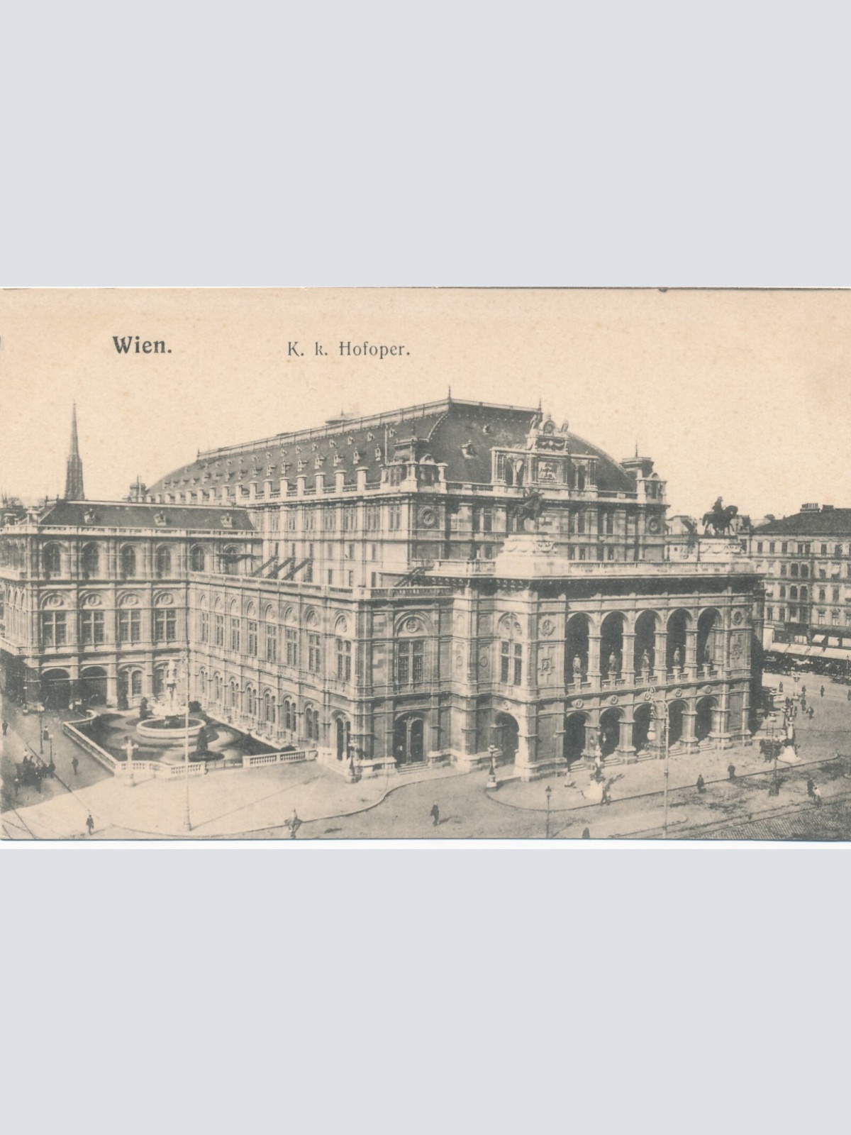 AK aus Wien K.K. Hofoper Ansichtskarte (13397)