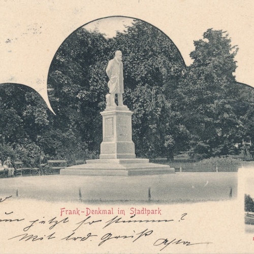 AK aus Graz Frank Denkmal im Stadtpark Steiermark Ansichtskarte (13455)