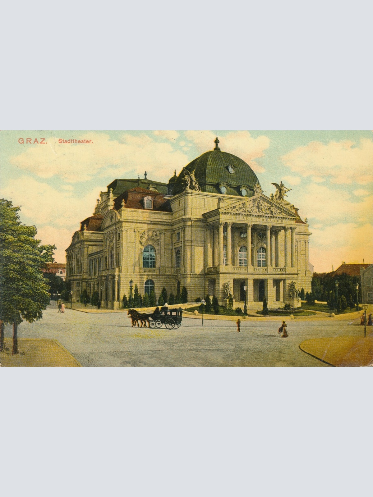 AK aus Graz Stadttheater Steiermark Ansichtskarte (13457)