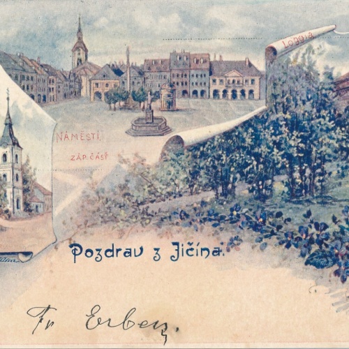 AK aus Jicina Tschechoslowakei Ansichtskarte (11815)
