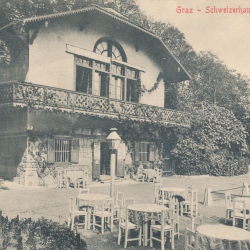 AK aus Graz Schweizerhaus am Schloßberg Steiermark Ansichtskarte (13240)