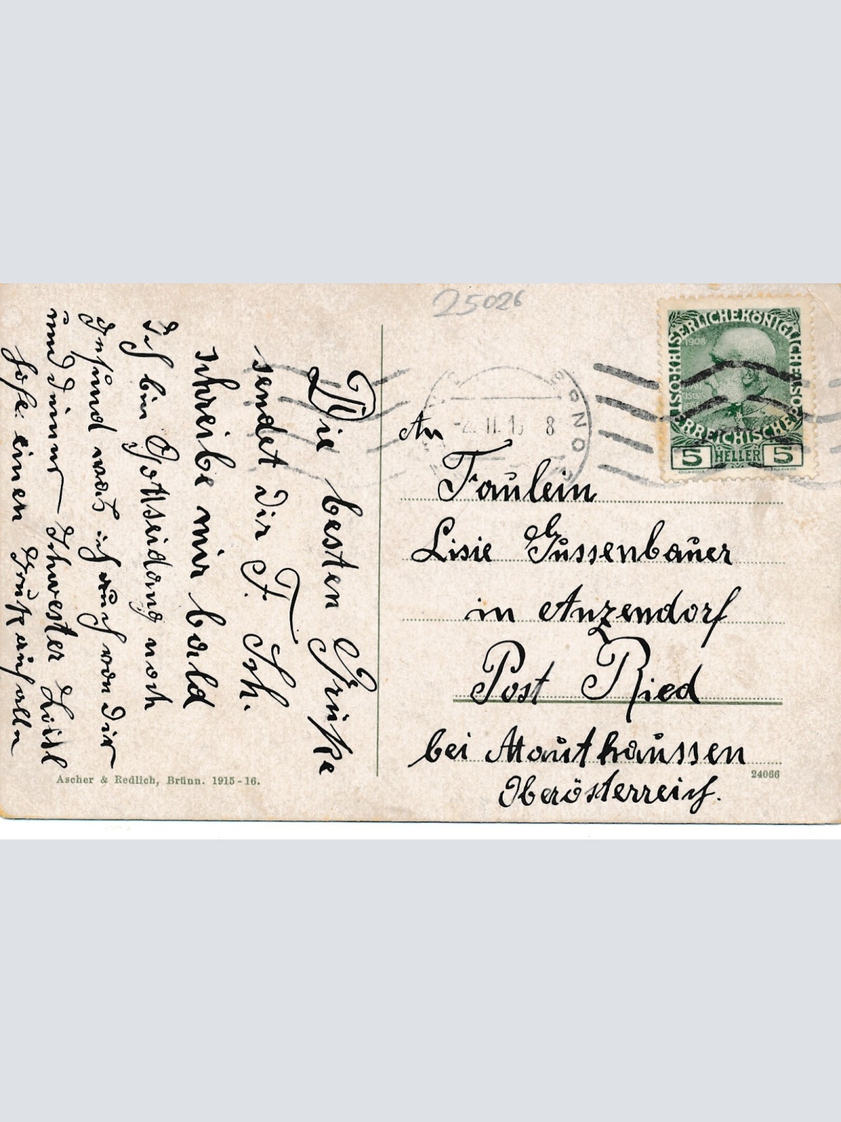 AK aus Brünn Theaterplatz Tschechoslowakei Ansichtskarte (13216)