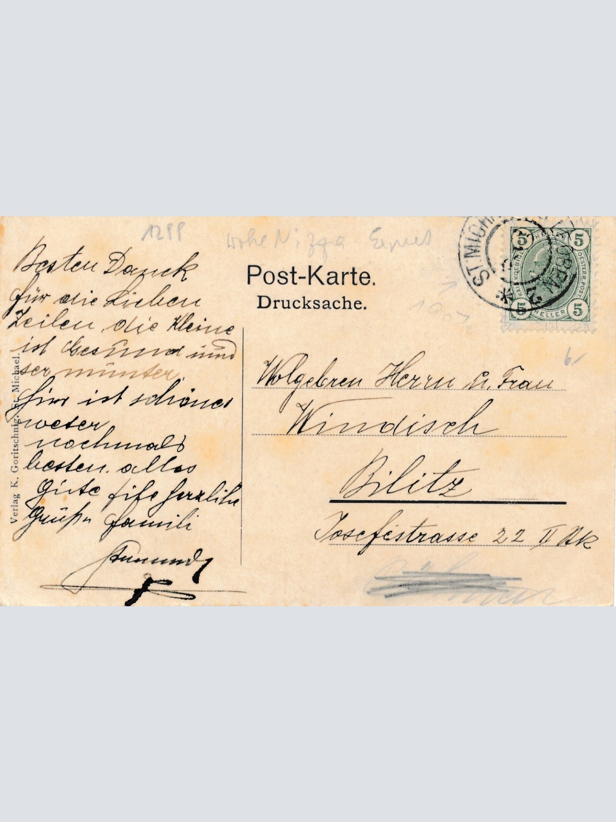 AK aus St. Michael Steiermark Ansichtskarte (13478)