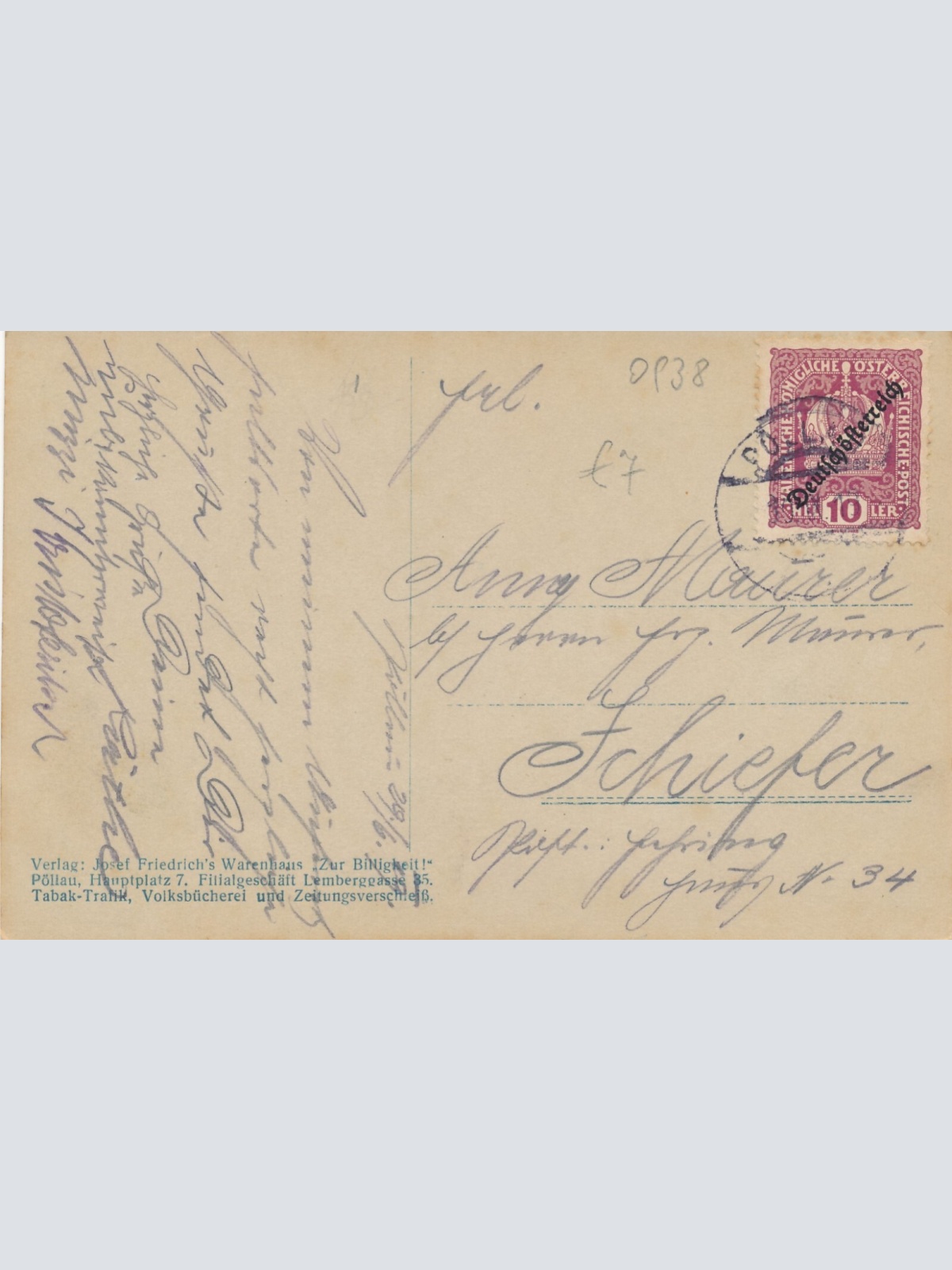 AK aus Pöllau Steiermark Ansichtskarte (13349)