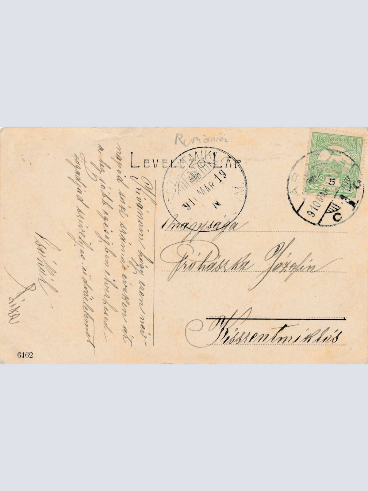 AK aus Arad Szabadsag - ter Rumänien Ansichtskarte (13325)