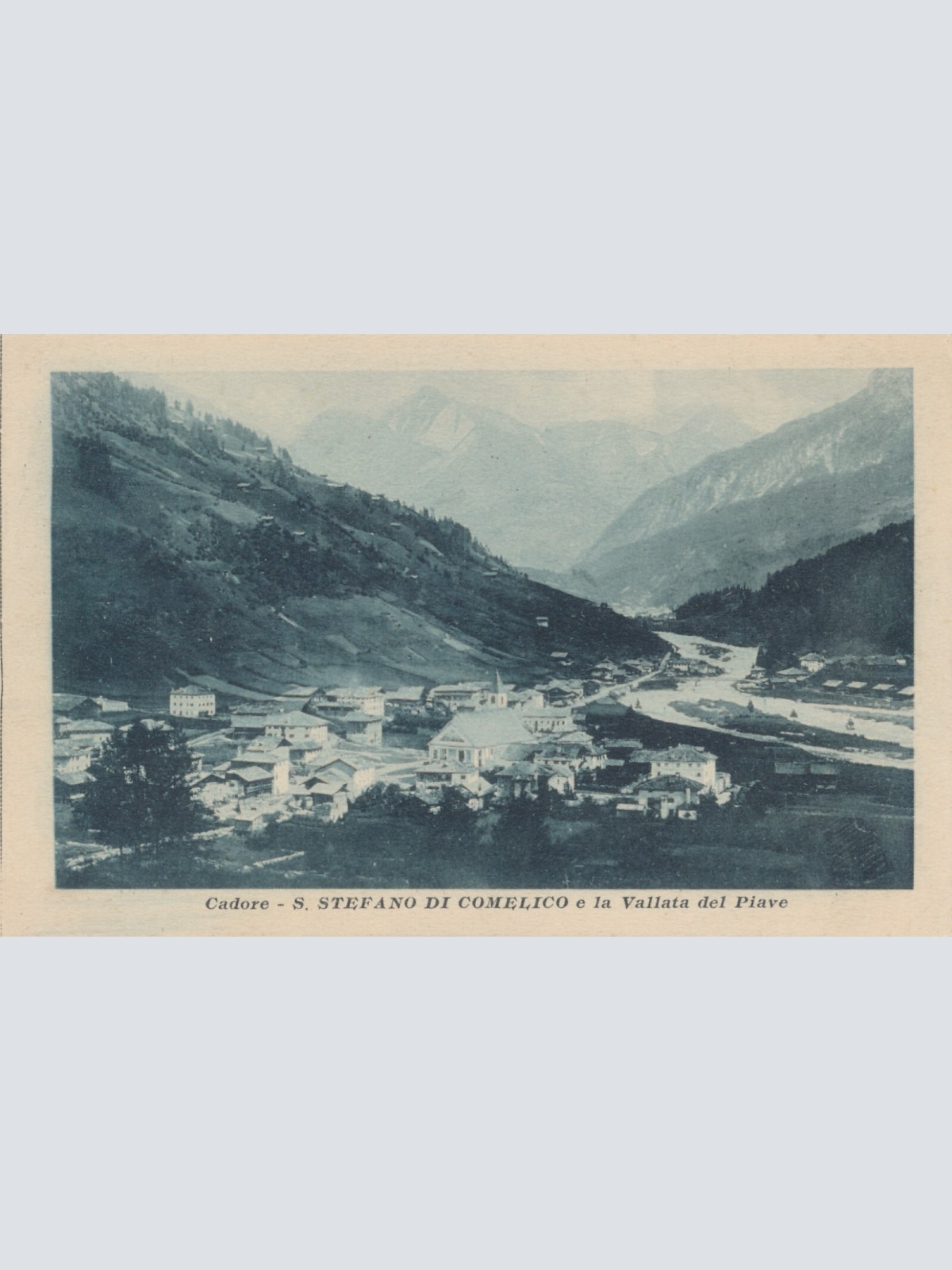 AK aus Cadore s. Stefano di Comelico Italien Ansichtskarte (13288)