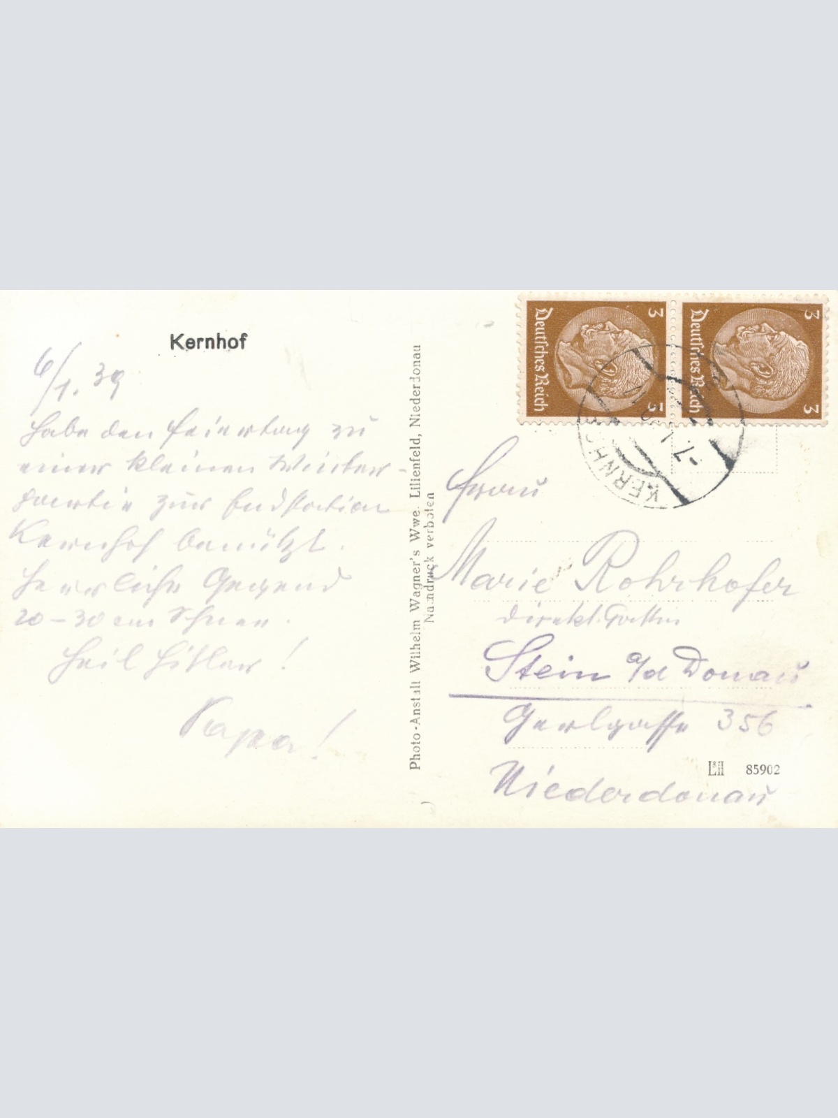 AK, Kernhof, Niederösterreich (S3330)