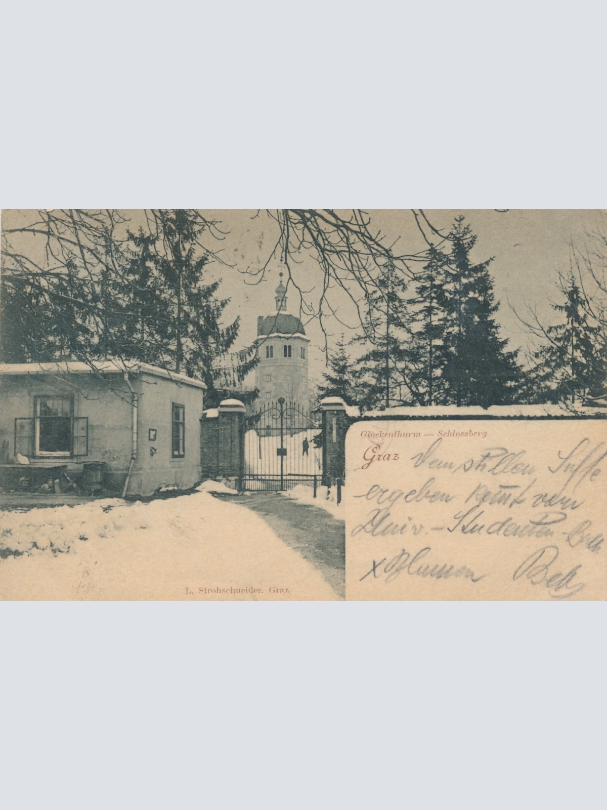 AK aus Graz Glöcklerthurm - Schlossberg Steiermark Ansichtskarte (13294)