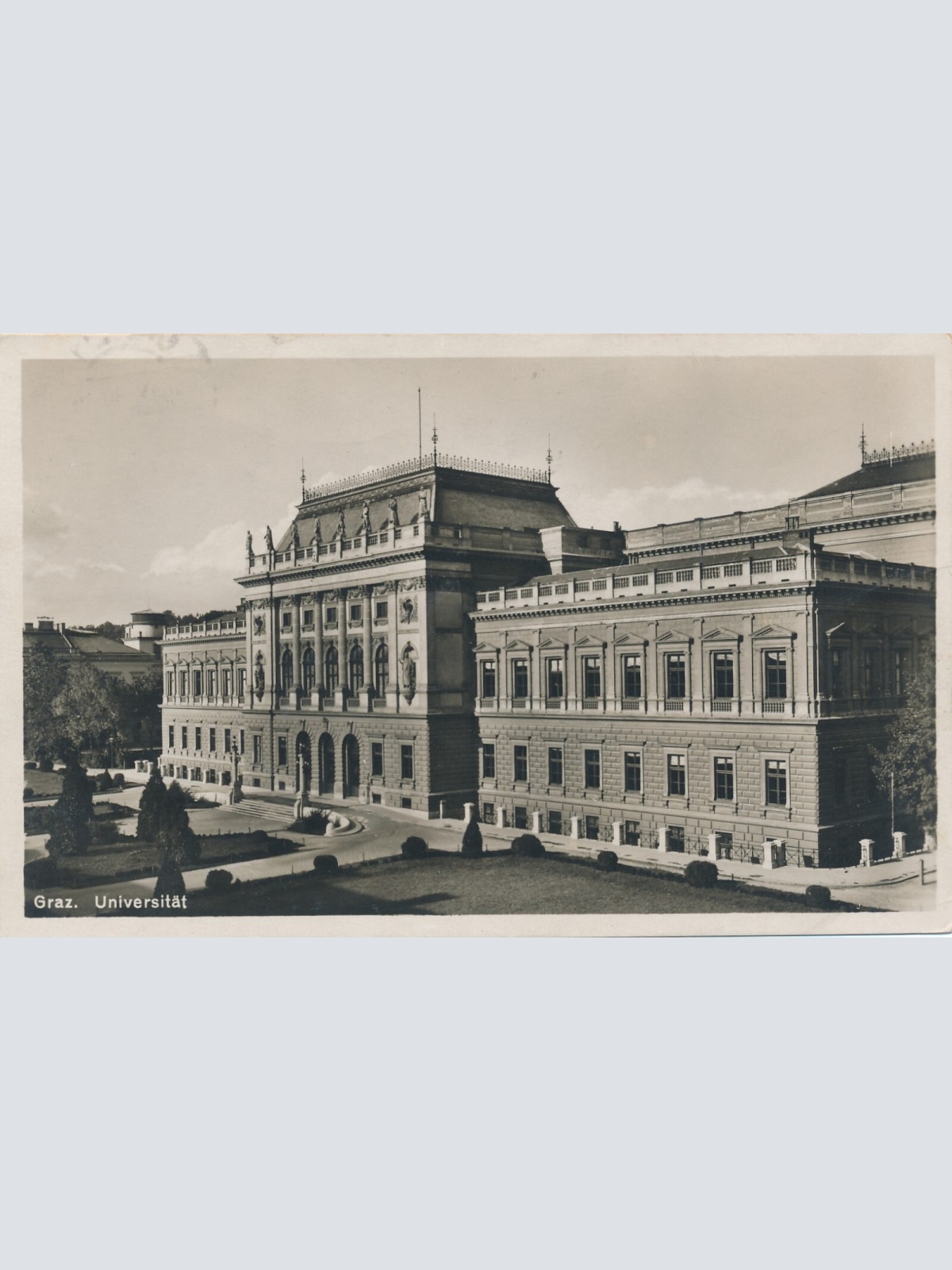 AK aus Graz Universität Steiermark Ansichtskarte (13296)