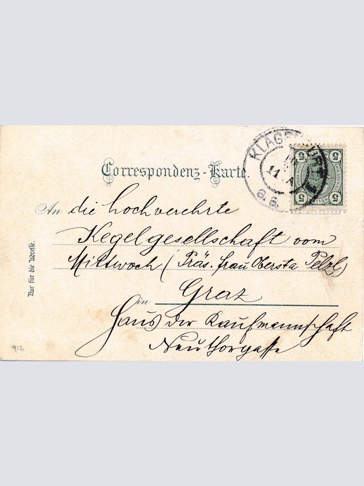 AK aus Klagenfurt Alter Platz Kärnten Ansichtskarte (13337)