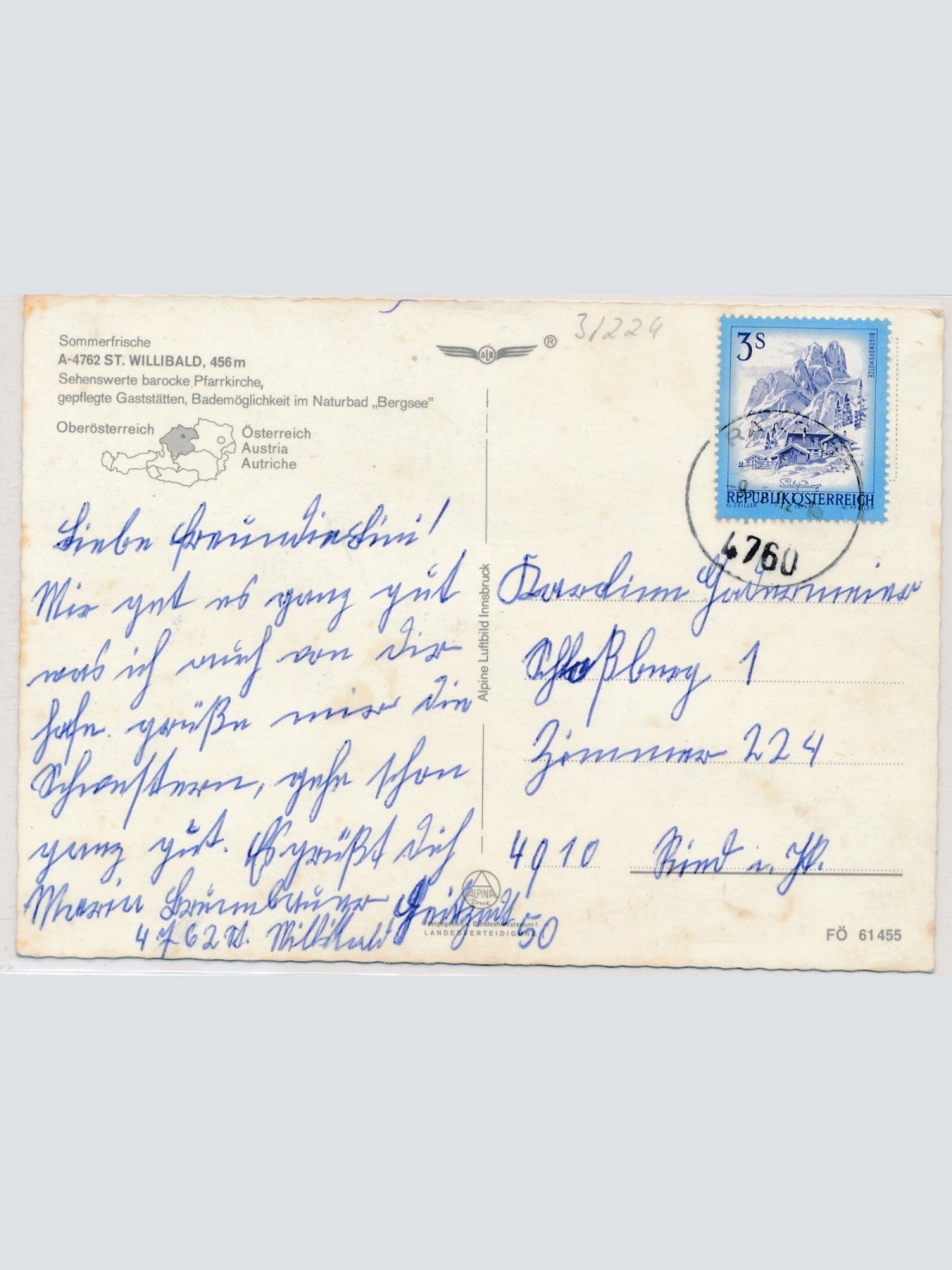 AK, St. Willibald, Oberösterreich (S3062)