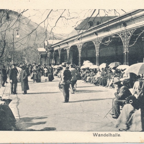 AK aus Meran Wandelhalle Italien Ansichtskarte (13326)