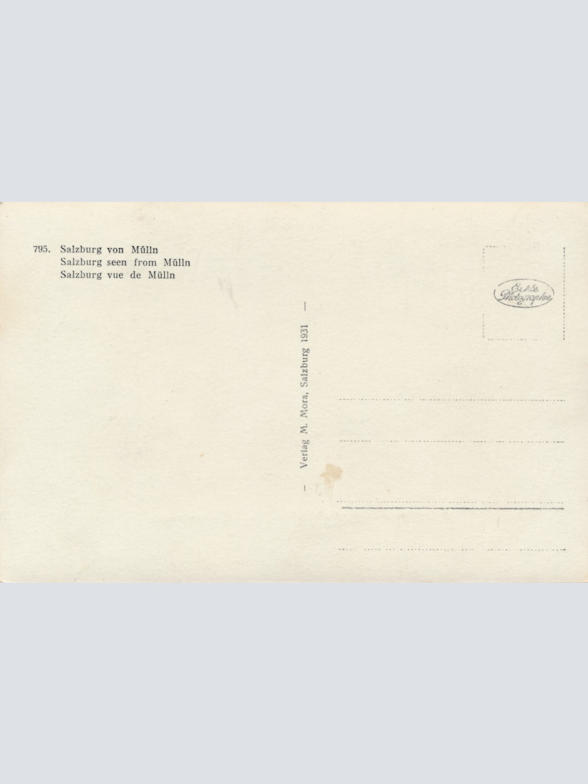 AK, Salzburg von Mülln (S3418)