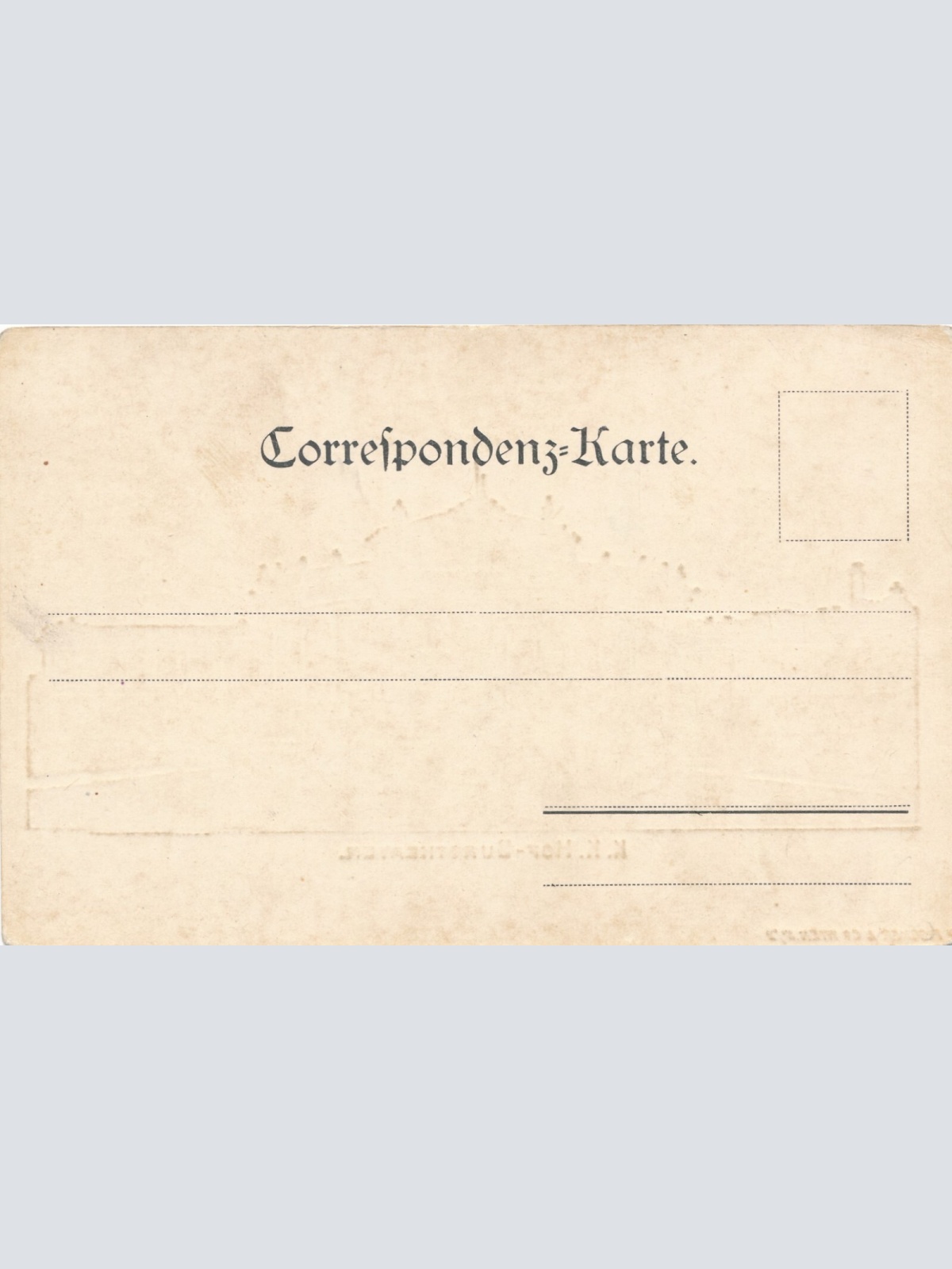 AK, K. K. Hof- Burgtheater, Wien (S3401)