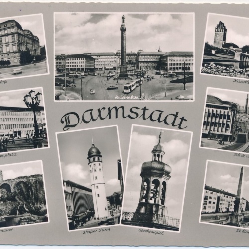 AK, Darmstadt, Hessen, Ansichtskarte (S3625)