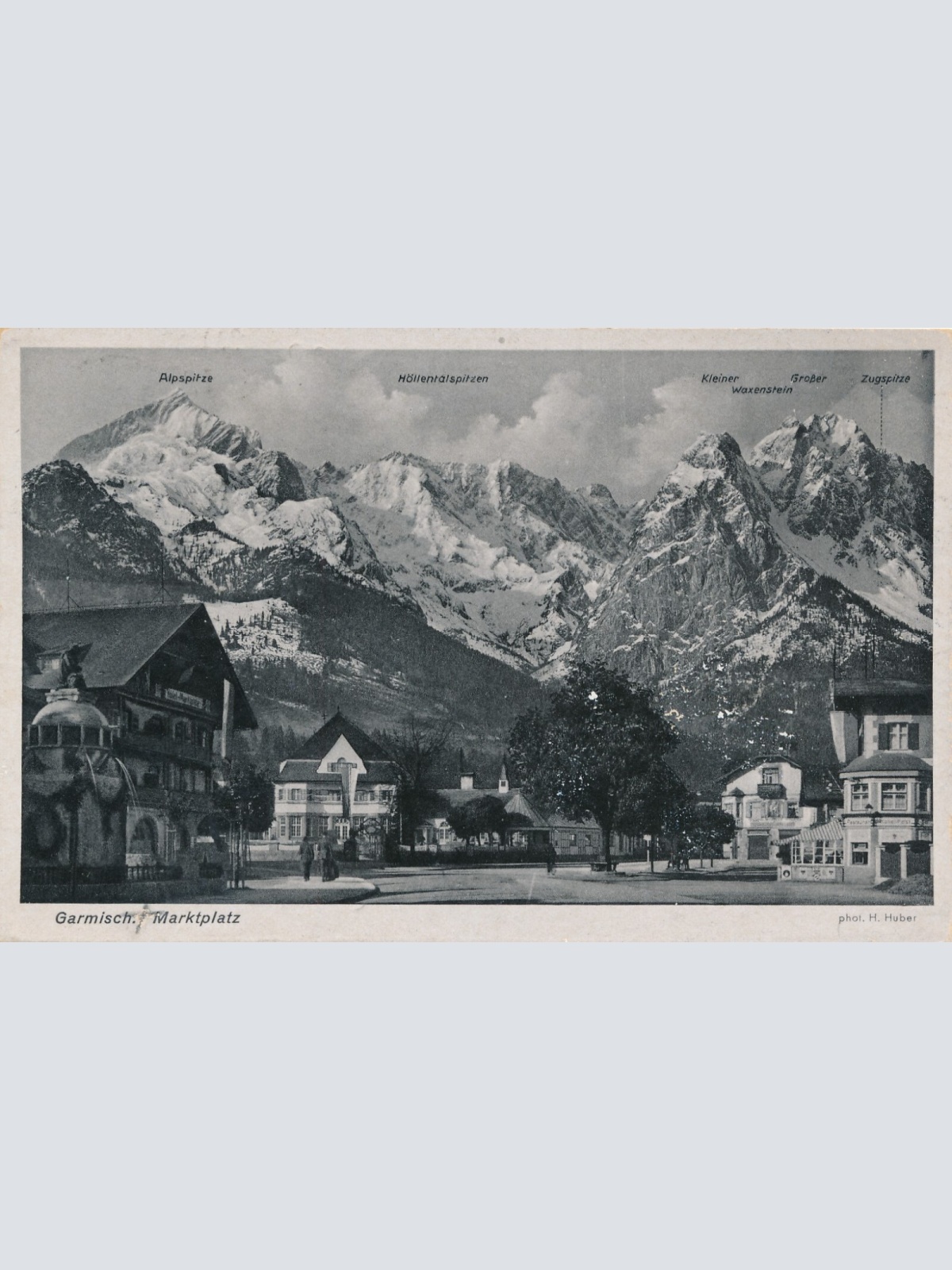 AK, Garmisch-Partenkirchen, Bayern, Ansichtskarte (S3616)