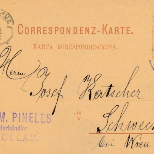 2 Kreuzer - Ganzsachen - Karte 1882 aus Laroslav (13587)