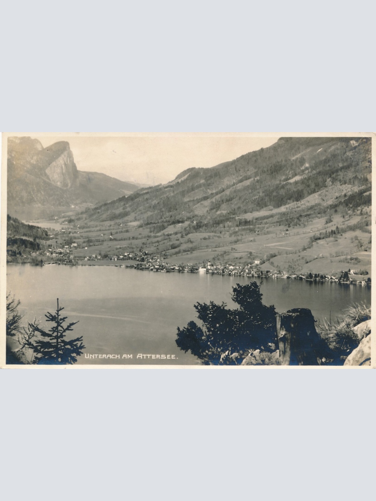 AK, Unterrach am Attersee, Oberösterreich, Ansichtskarte (S3658)