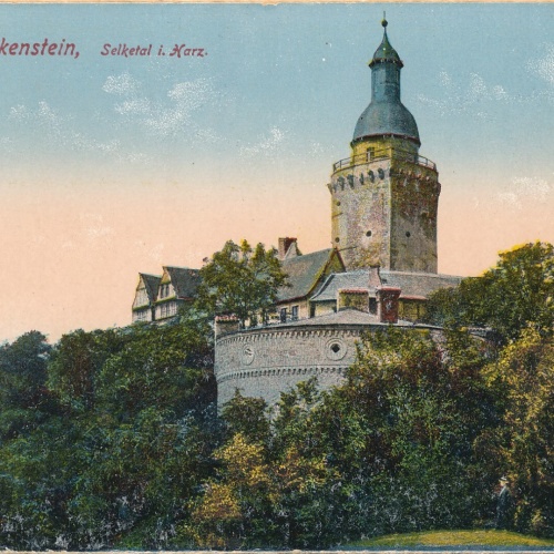 AK, Burg Falkenstein, Sachsen-Anhalt, Ansichtskarte (S3648)