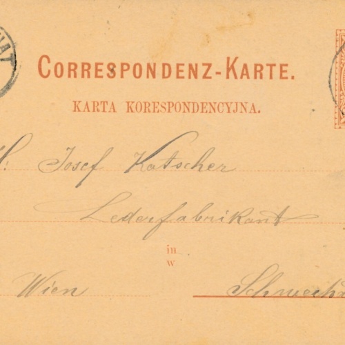 2 Kreuzer - Ganzsachen - Karte 1881 aus Ezajsk (13594)
