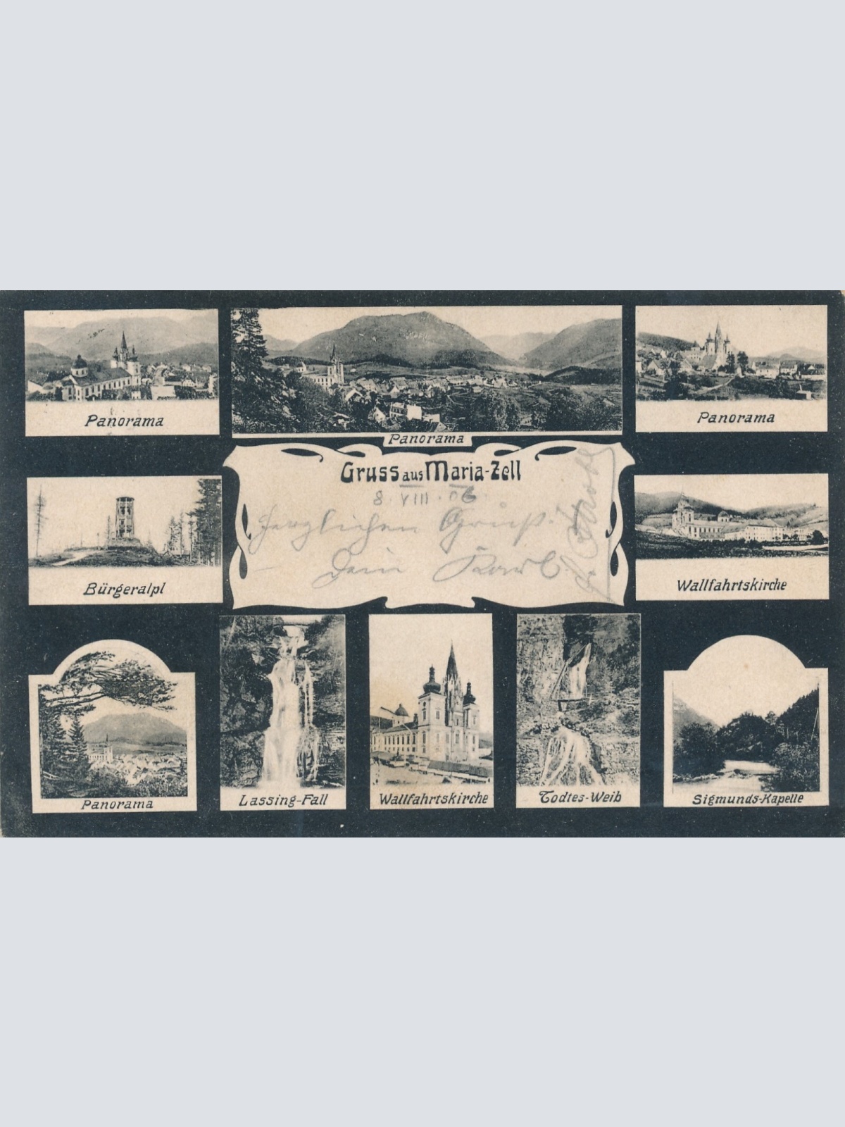 AK aus Mariazell Mehrbildkarte Steiermark Ansichtskarte (13742)