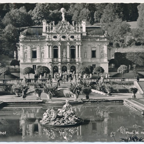 AK, Schloss Linderhof, Ettal, Bayern, Ansichtskarte (S3731)