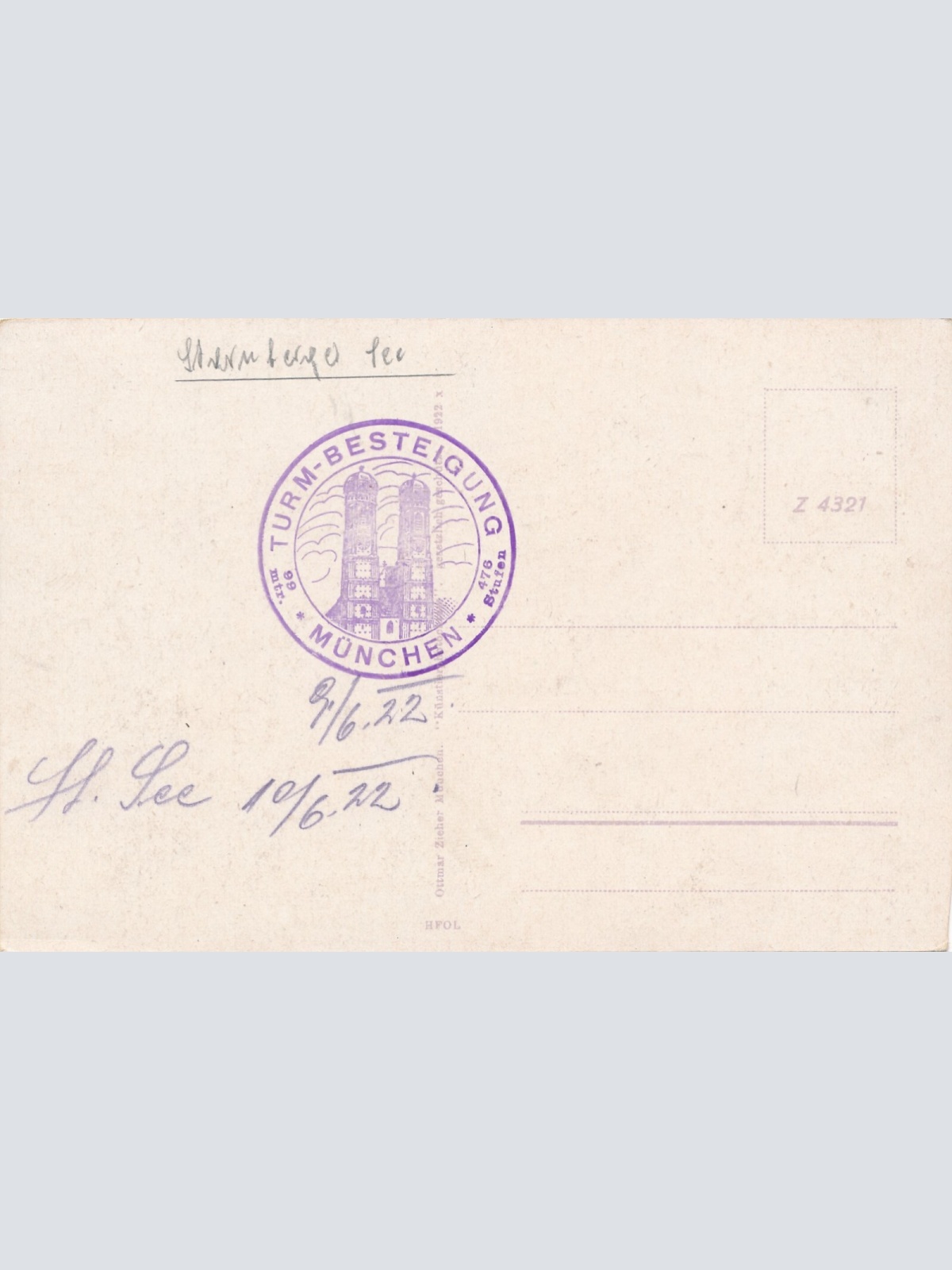 AK, Panorama vom Starnberger See, Bayern, Ansichtskarte (S3734)