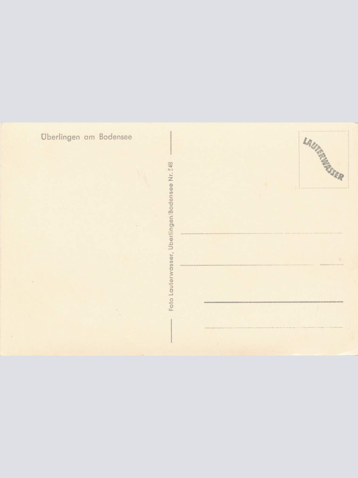 AK, Überlingen, Baden-Württemberg, Ansichtskarte (S3735)